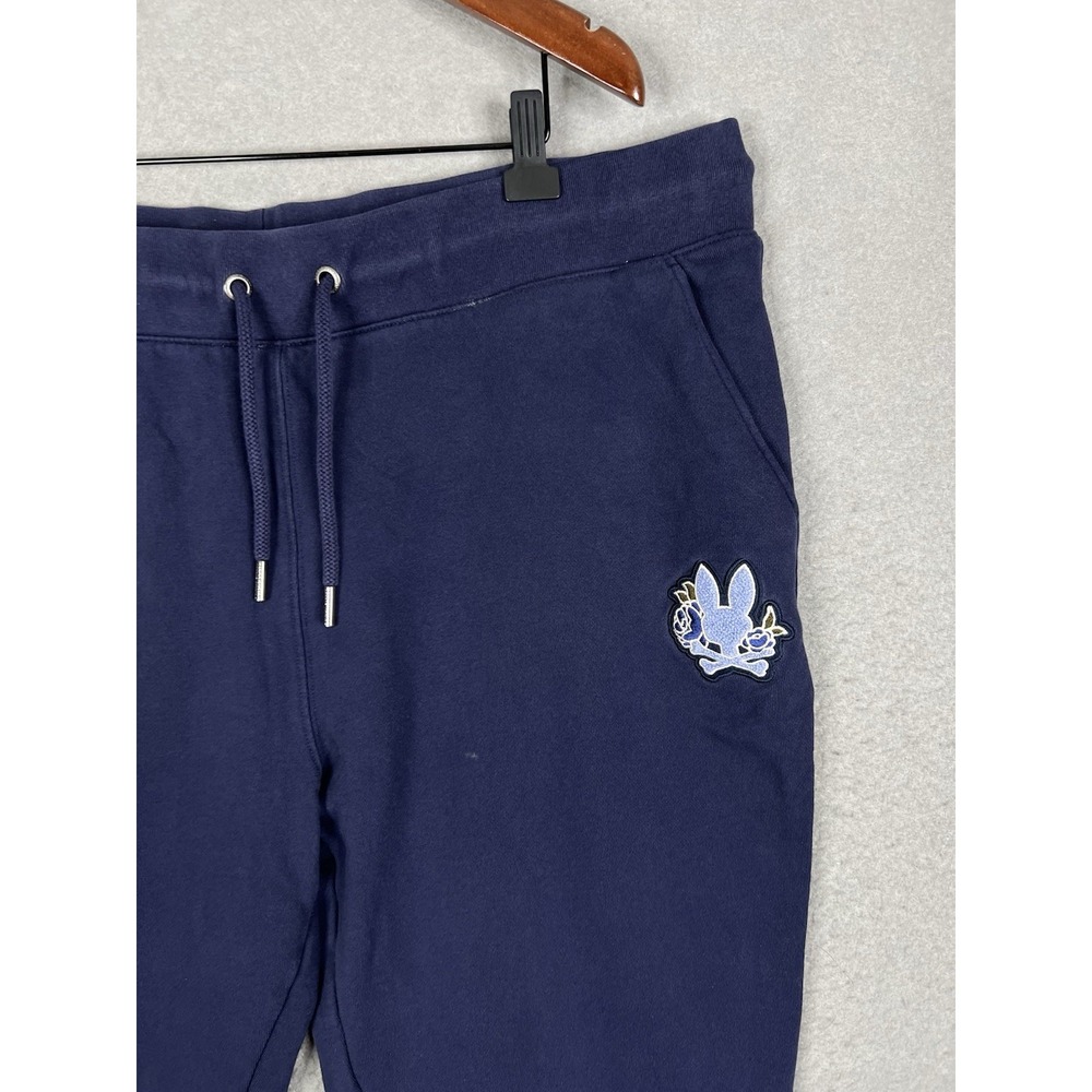 Psycho Bunny Auguste Floral Patch Jogger, Style# FL25-MB0800015 Size XXL Blue - Picture 2 of 6